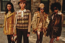 shadesofblackness:DJENICE DUARTE, TALIA VOIDER, AUSTRIA UOLLA &amp; CASSI PRIESTLEY IN NYLON US SEPTEMBER 2017 BY JACOPO MOSCHIN