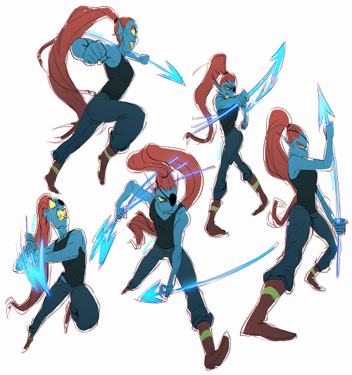 Sex gullshriek:  I was mad so I drew Undyne being pictures