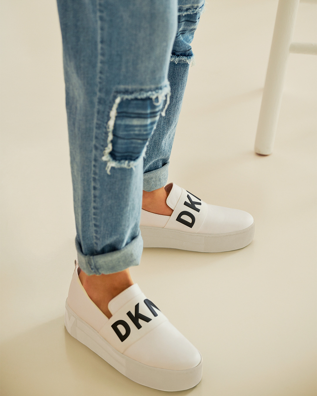 DKNY's Nostalgic Platform Sneaker