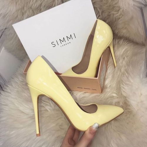 Simmi Simone shoes are rather lovely in a summery pastel yellow and at £24, they won’t h