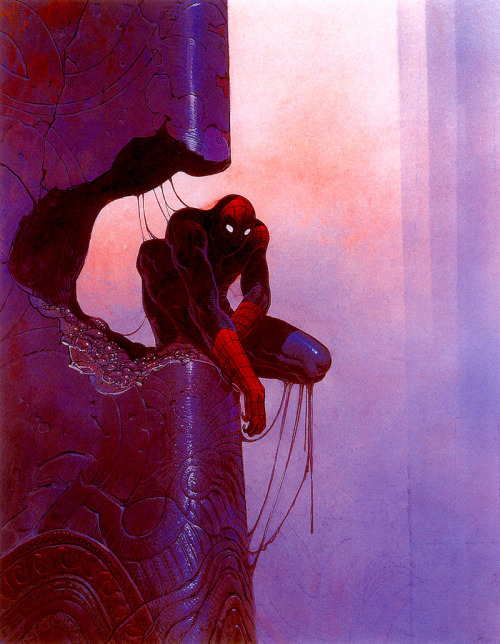 pixography:Marvel paintings by Moebius (1990)In