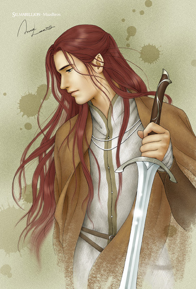 littlefreakyy:“Maedhros laughed saying: ‘A king is he that can hold his own or else his title is vai