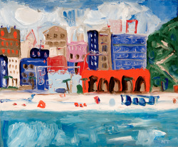 nealturner:   Vieille Ville, Nice, France (Old Town, Nice, France) Acrylic on canvas 15 by 18 inches     Click here for more information about this painting 