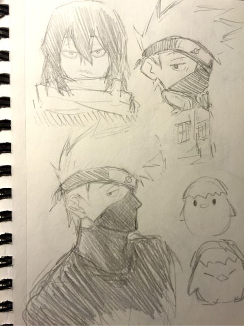 tezuchu: Small hobo senseis and kakashis from may I WENT INTO THE AIZAWA TAG TO FIND SOME NICE ART O