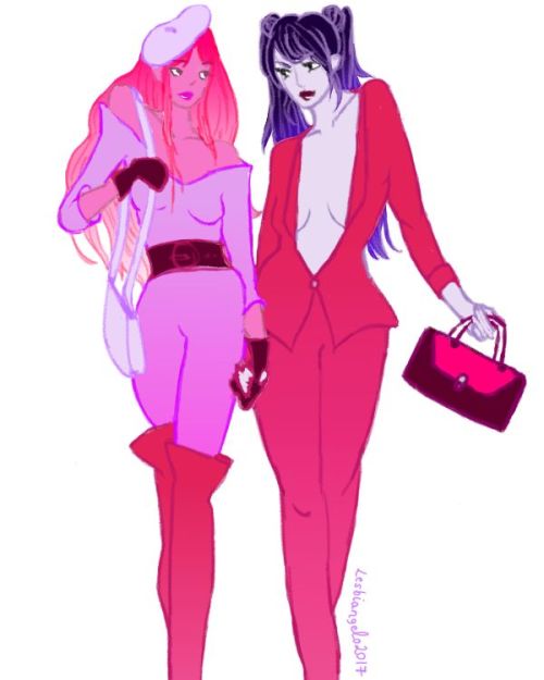 flowerlezbian:high fashion science vampire gfs!!