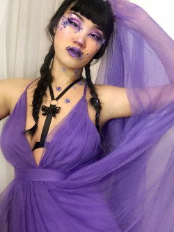 michellemoe:  Cutiepie harness Purple makeup