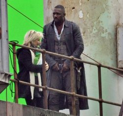 blackgirlnerds:  Idris Elba on the set of