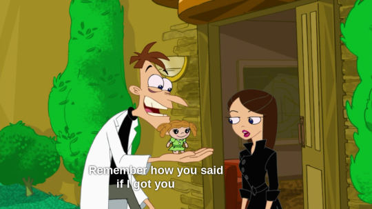 I’m...I’m sorry, I just this minute realized that there are people out there who have no idea that Heinz Doofenshmirtz is the best fictional father out there. You guys don’t mind if I bombard your entire dashboard with proof right? Excellent.