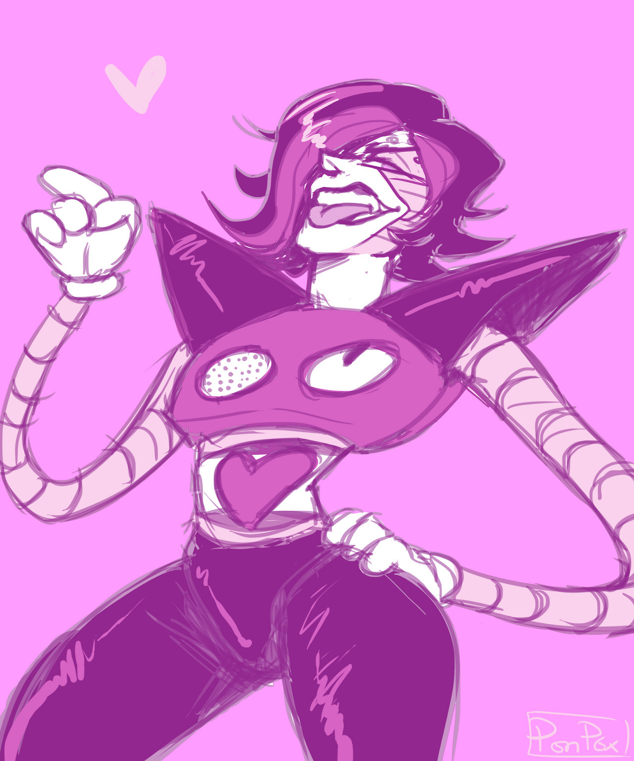ponpox:A quick sketch I did at school the other day. I am a pro at procrastinating,
