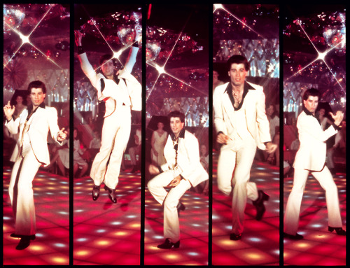  John Travolta in Saturday Night Fever directed by John Badham, 1977