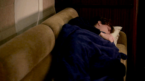 SPENCER REID SLEEPING ON THE JET