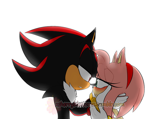 Animation made by @sherrydoodlez4u Amy's birthday kiss💙💖💋