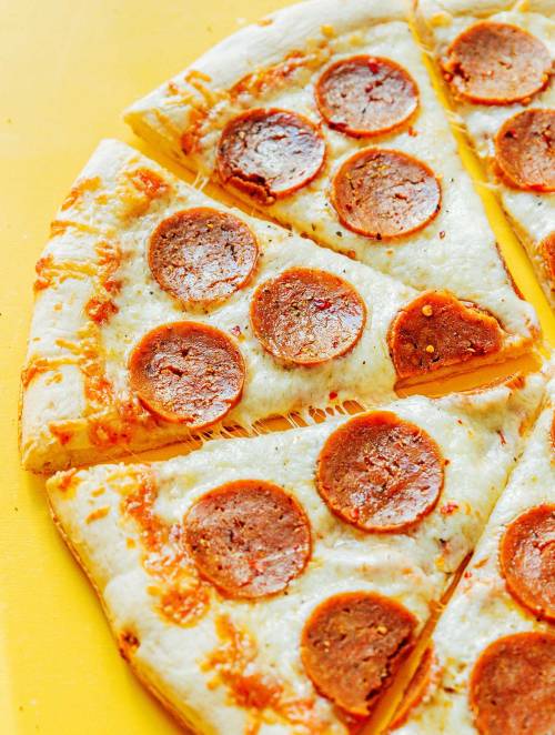 foodffs: Easy Vegan Pepperoni Top your pizza with this easy vegan pepperoni recipe, a plant-based al
