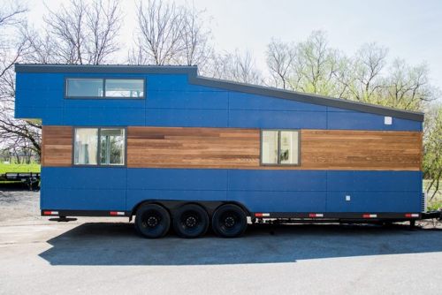 tinyhousetown:Big Blue Tiny House