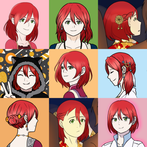Same Character: fan art editionI have drawn so many! Shirayukis!! Two of these are from a mini comic