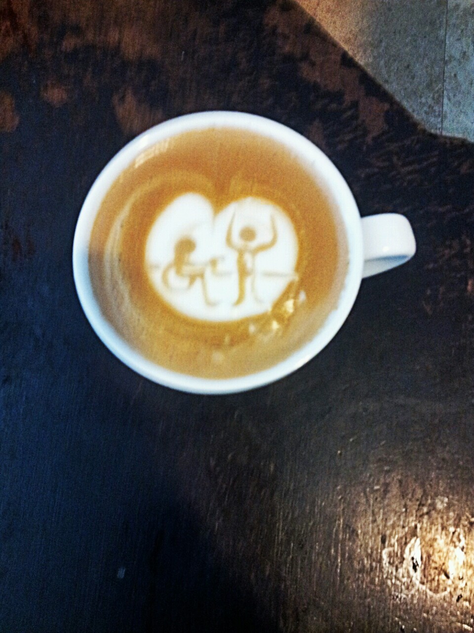 went to a coffee/tea shop today and met the best barista ever,its called get the