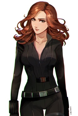 kadeart:  Black Widow 