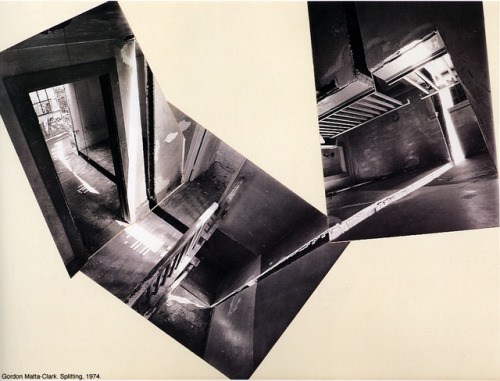 ourladyofperpetualnaptime:gordon matta-clark, from splitting (1974)