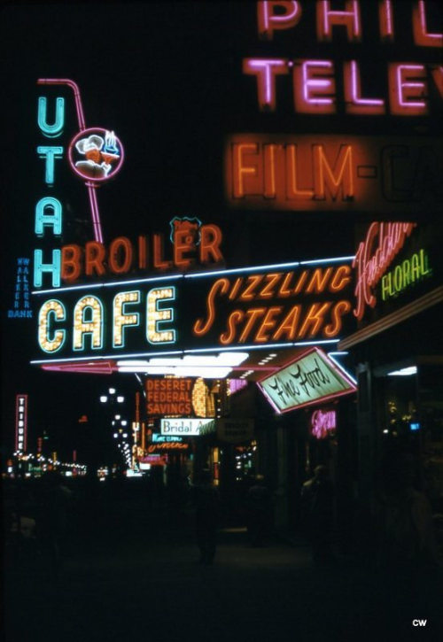 Main Street - Salt Lake City, Utah 1958 (via johnmike1959)