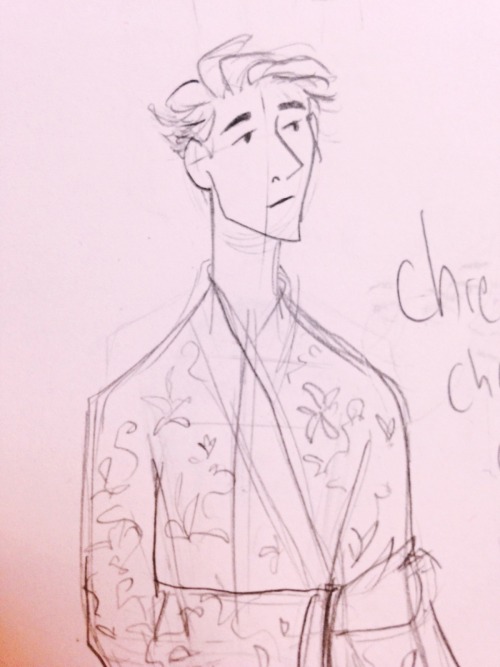 oliviafig:Some recent doodles of Christopher Chant from the Chronicles of Chrestomanci by Diana Wy