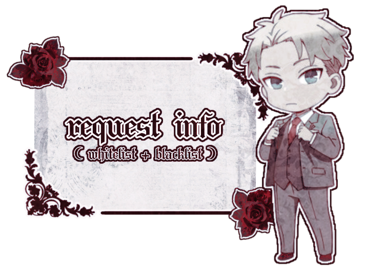 "request info" / made by lavender