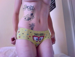 Kitty-In-Training:  Today’s Knickers - Spongebob  Are There Any Knickers In Which