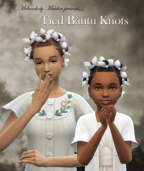 Advent Weekend #3: Tied Bantu Knots