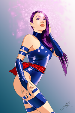 comicbookwomen:  Psylocke-Aaron Page