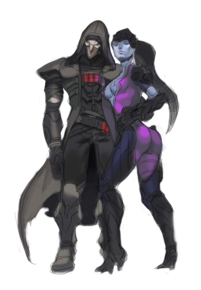 fourbonkosome:  오버워치 리퍼랑 위도우메이커 