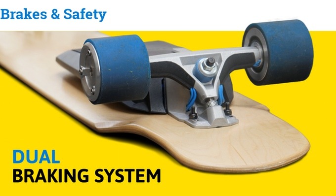 odditymall:    This device can be mounted onto any skateboard to turn it into a self-propelled