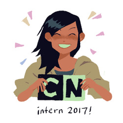 chuwenjie:    I’ve been sitting on this for a couple weeks but…!!! I’m going to be an intern at Cartoon Network this summer!! I’ve been assigned to the Mighty Magiswords team and I’ll be working on that as well as a TV show coming out in 2018