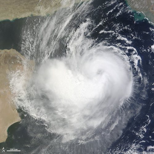 Cyclone Ashoba in the Arabian SeaThere are usually only one or two of these events a year in this pa