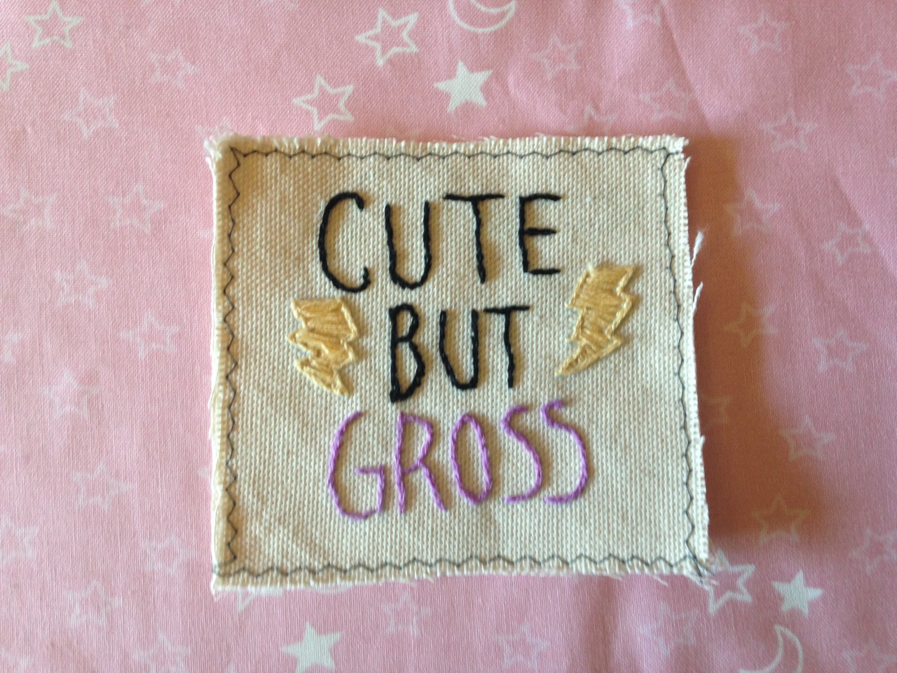 cute-etsy:  Cute but Gross Patch $5.00 
