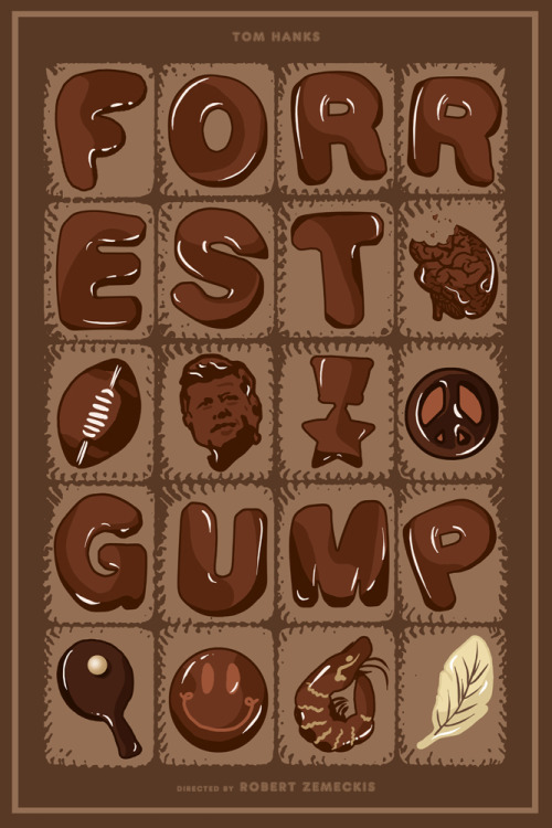 fuckyeahmovieposters: Forrest Gump by Edgar Ascensão