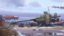 simonstalenhag:  The Ships Of The NorthThe