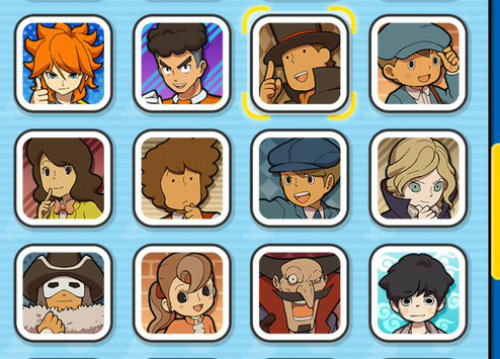 shinjinotikari17:Except for the first two icons and Human Komasan, here are the Professor Layton ico