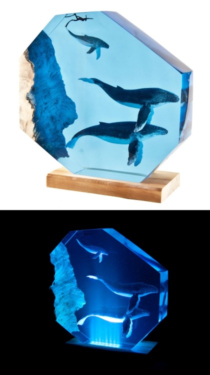 grumpysgains: sosuperawesome:  Wood and Resin Lamps and Sculptures   Dada Atolye on Etsy     @das-blut  