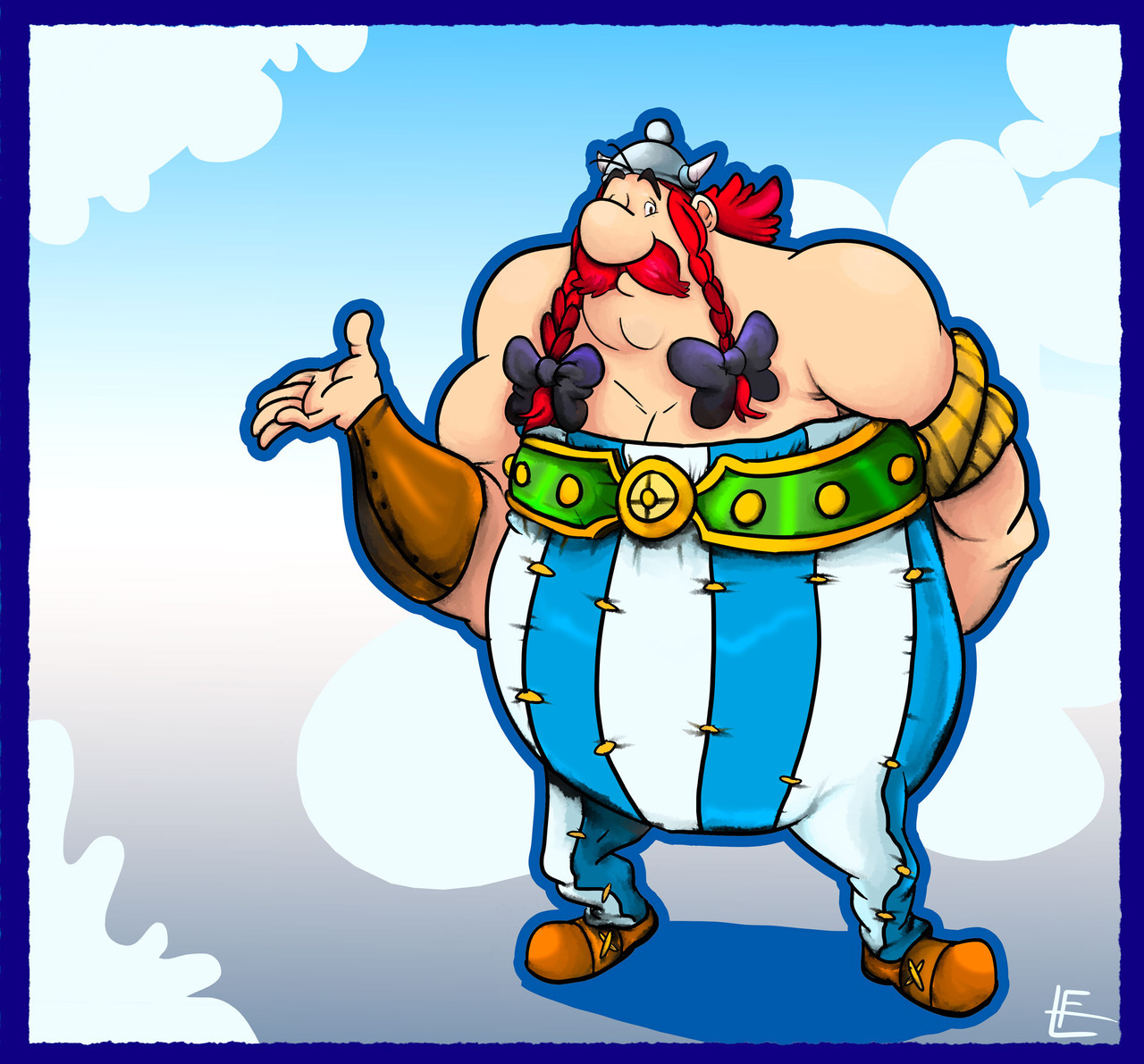 eggmanfan91:  Some Obélix and Asiérix fan art, as the remake and the new movie