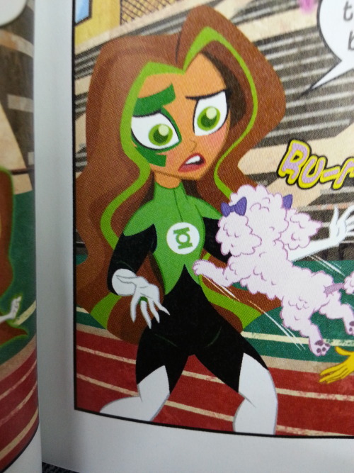 Here’s pictures of Jessica Cruz aka Green Lantern.