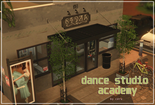 cerubean:dance studio academy saw this mod by mercuryfoam and i knew i needed to make a build for it