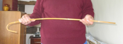 The Scottish belt - a very thick heavy single strap which can leave really deep welts from the round