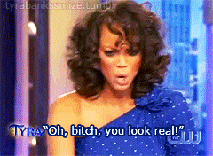 tyrabankssmize:  Tyra on when she was mistaken for a drag queen 
