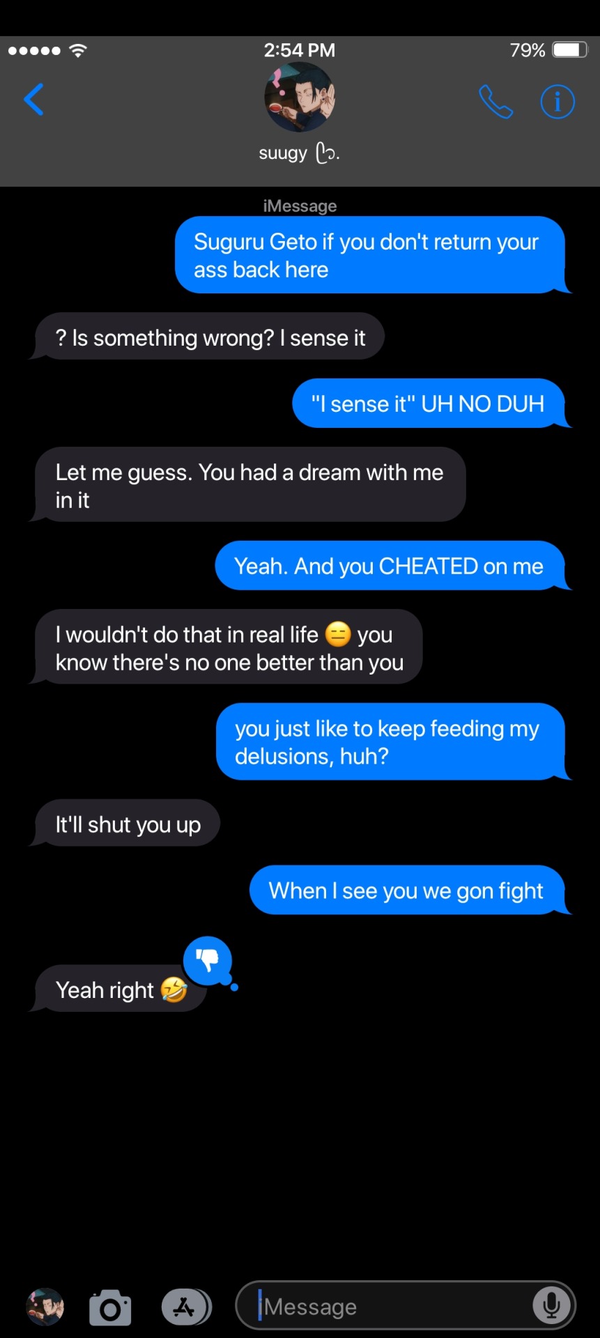 Having A Bad Dream!