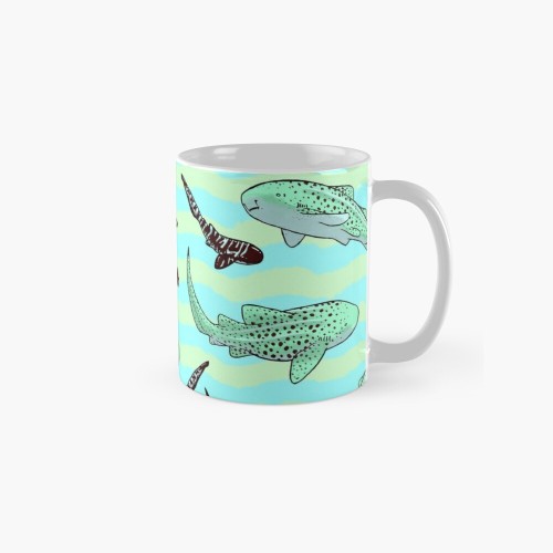 New design! ✨ Mint chocolate chip zebra sharks! Shirts, stickers, phone cases, notebooks, etc. are o