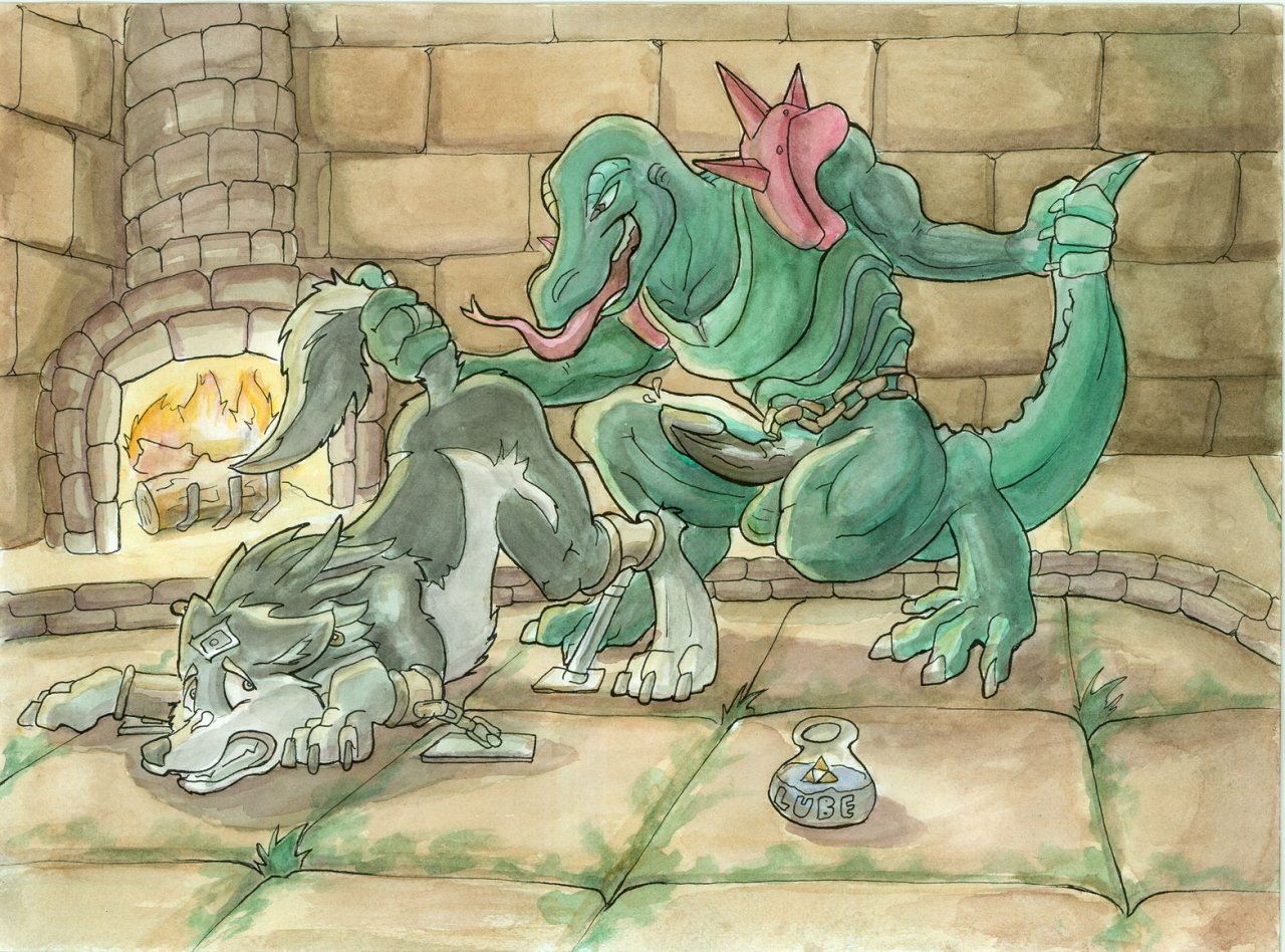 homodracofilo:  Wolf Link’s naughty adventures - by furfragged   Featuring sexy