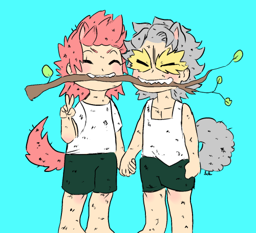 hullo-babs-stuff:  Quirk Pet Au, it’s not my au idea it’s from lovely @sakichinco f