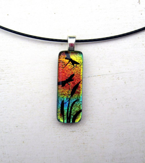 Getting ready for spring with some bright fused glass accessories!You can find these and more of my 