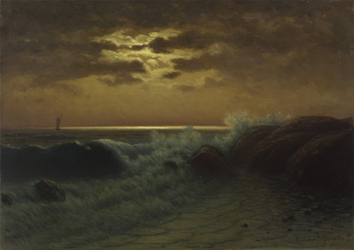 SeascapeRichard Buckner Gruelle (American, 1851-1914)Oil on canvas, 50.5 x 71 cm, ca. 1900.The Walte
