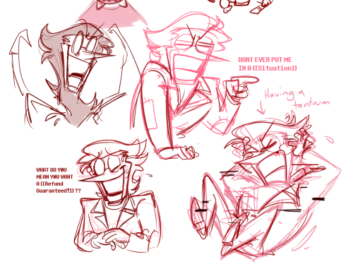  spamton doodles from da stream today.  sometimes its nice to turn off my brain and just go full exp