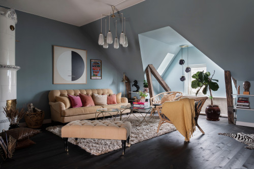 Colorful Attic Apartment